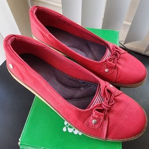 Red grasshoppers Betty WedgeTwill Classic, Size 8M